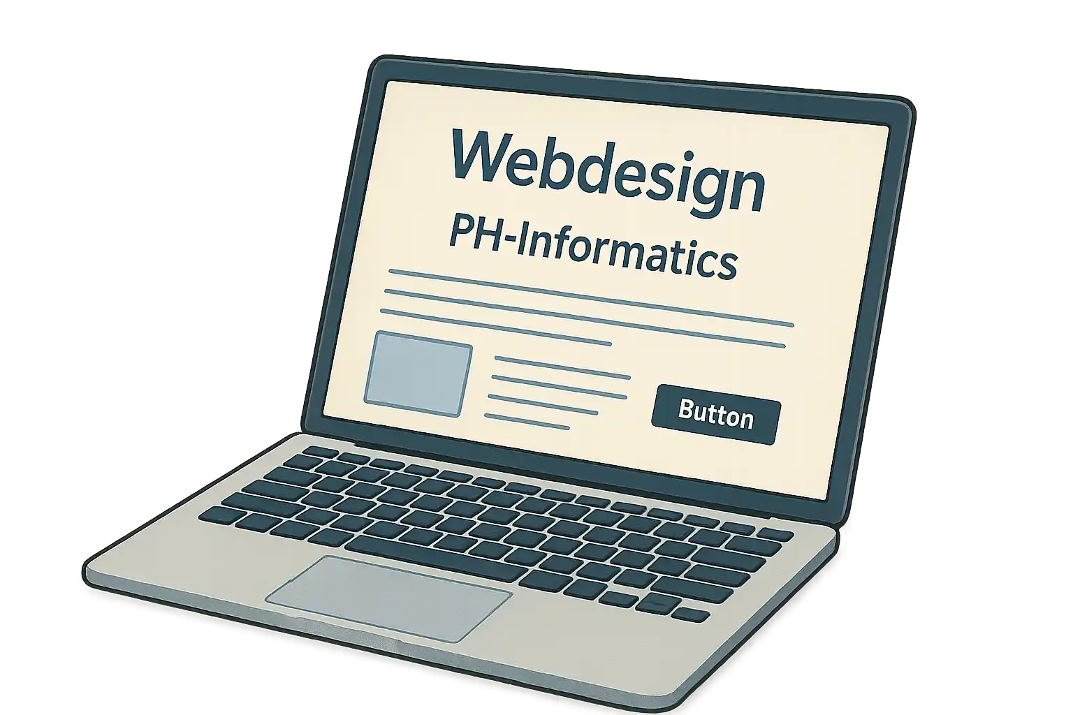 Webdesign PH-Informatics Kirchheim unter Teck - Laptop mit Website
